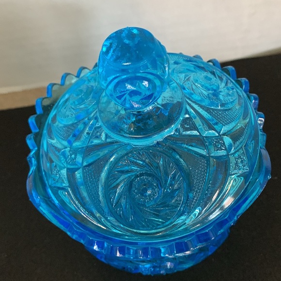 L. E. Smith Sawtooth Candy Dish - Picture 2 of 6